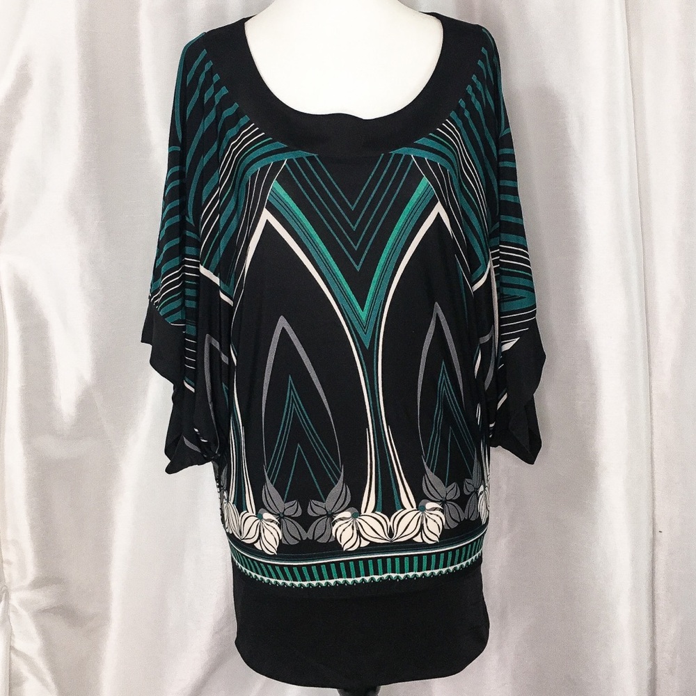 3 for $75!!! le château Art Deco style blouse, size Medium.